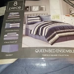 8 peace Queen set comforter